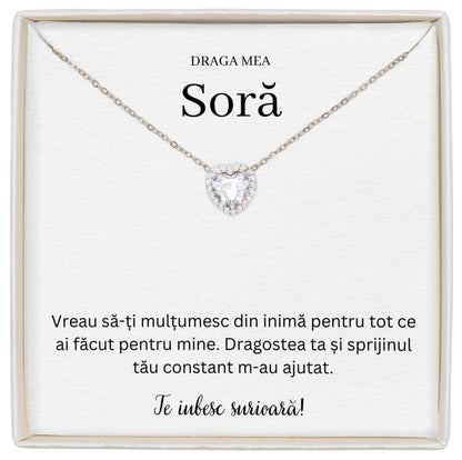 Colier Forever Yours - Pentru Soră - Sprijinul Tău