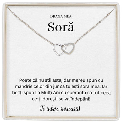 Colier Soulmate Spark cadou pentru soră